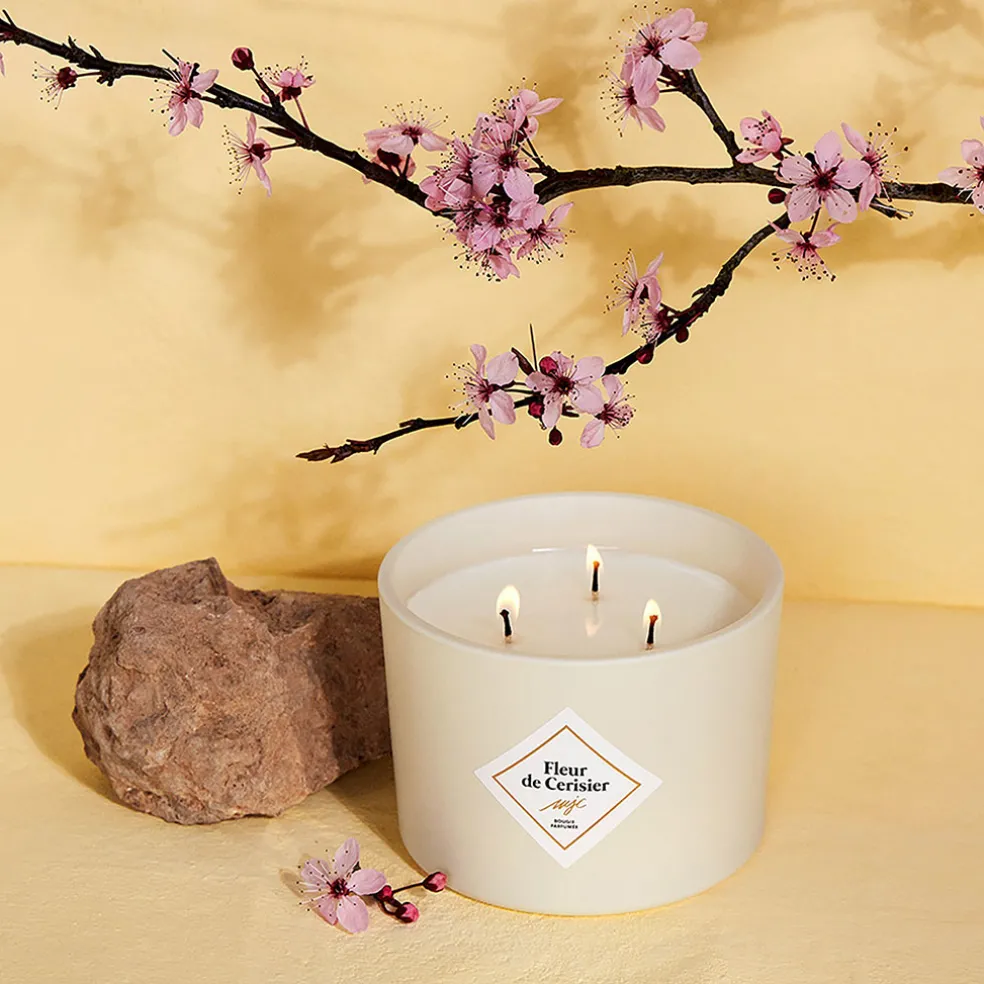 Bougie parfumée Fleur de cerisier 70h