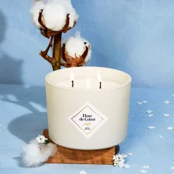 Bougie parfumée Fleur de coton 70h