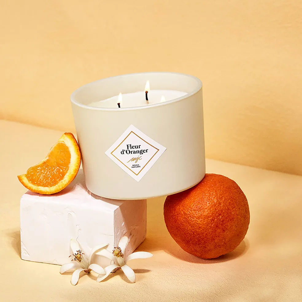 Bougie parfumée Fleur d'oranger 70h