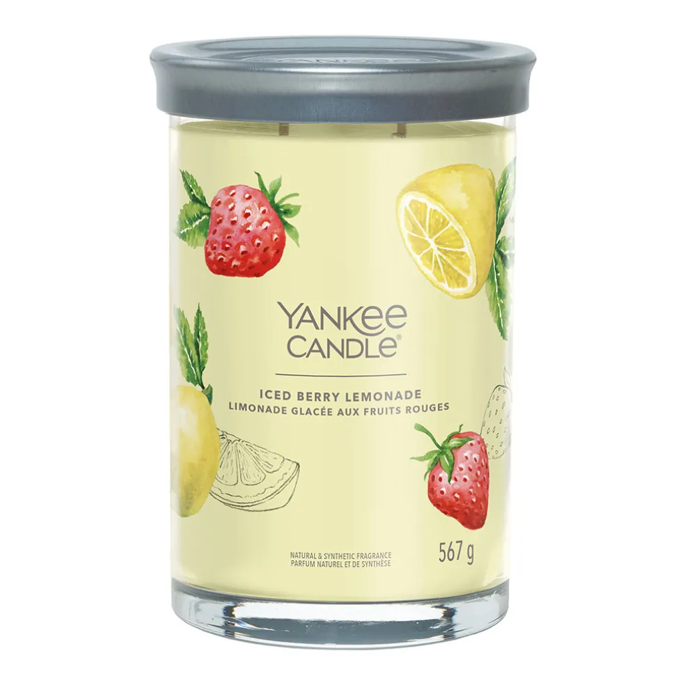 Bougie parfumée Limonade glacée aux fruits roufes 100h