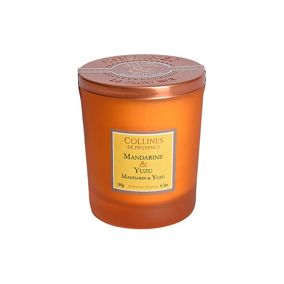 Bougie parfumée Mandarine et Yuzu 40h