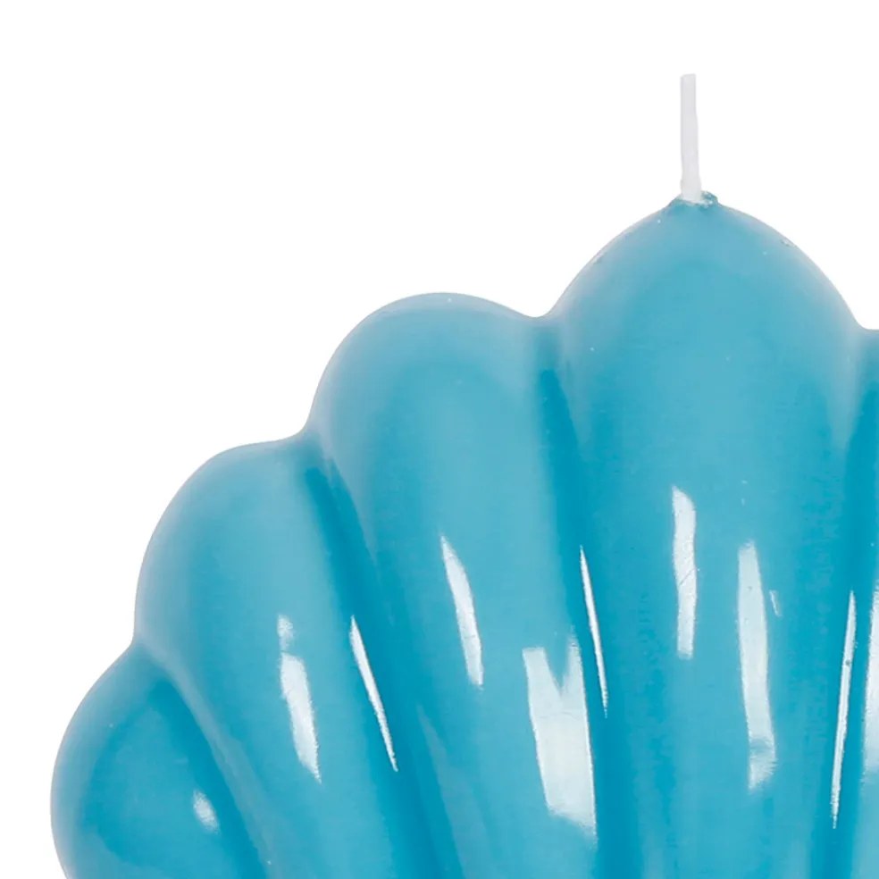 Bougie Saint-Jacques turquoise 10h - Bord De Mer