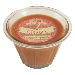 Bougie senteur caramel