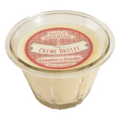 Bougie senteur crème brûlée