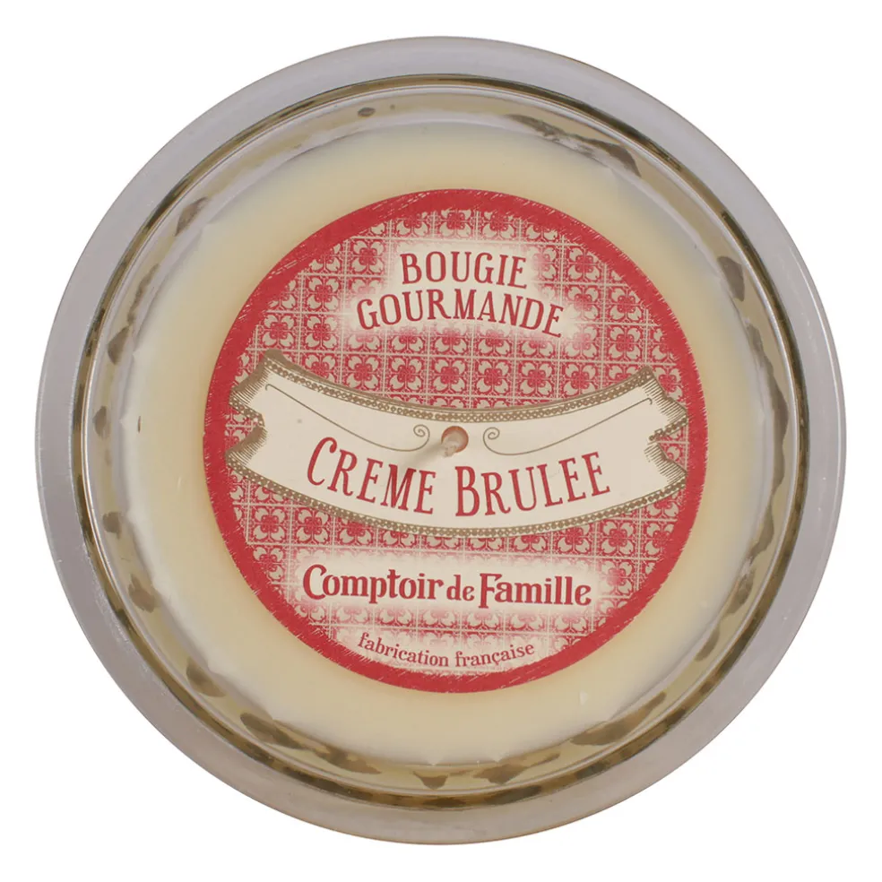 Bougie senteur crème brûlée