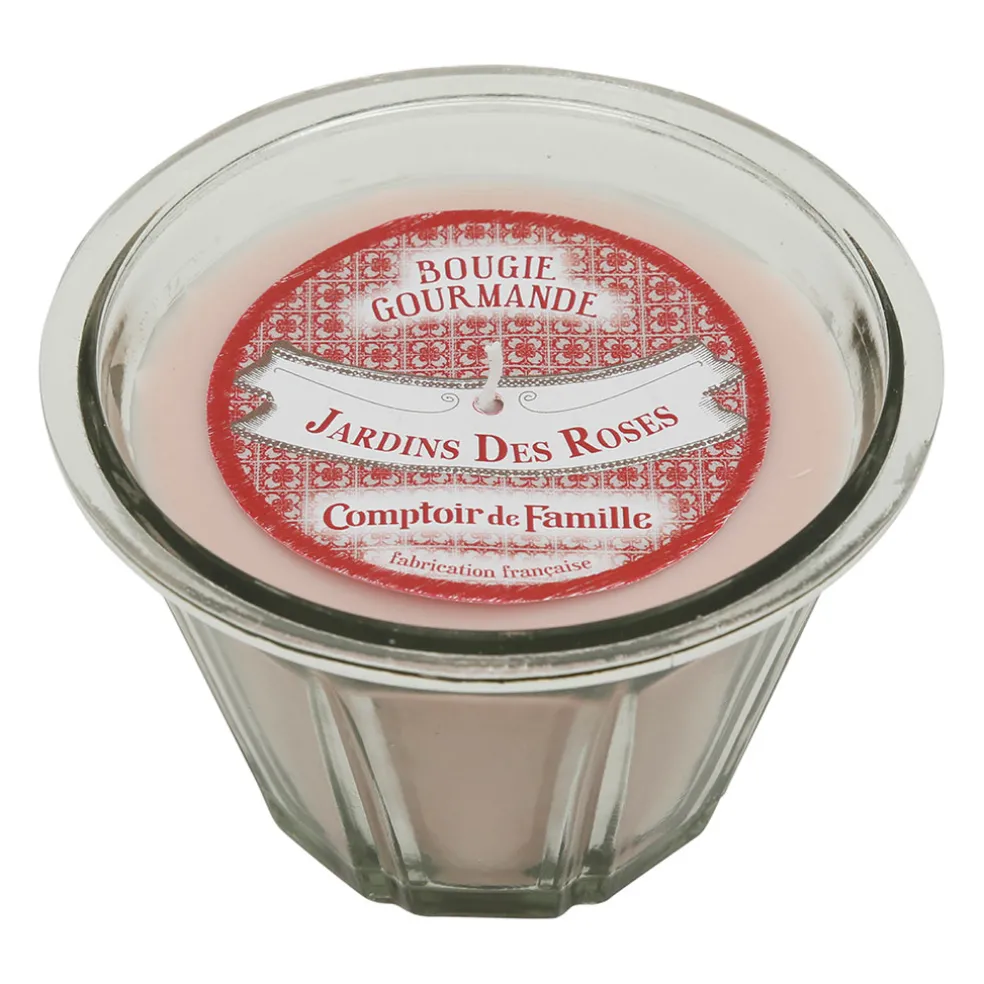 Bougie senteur jardin des rose poudré