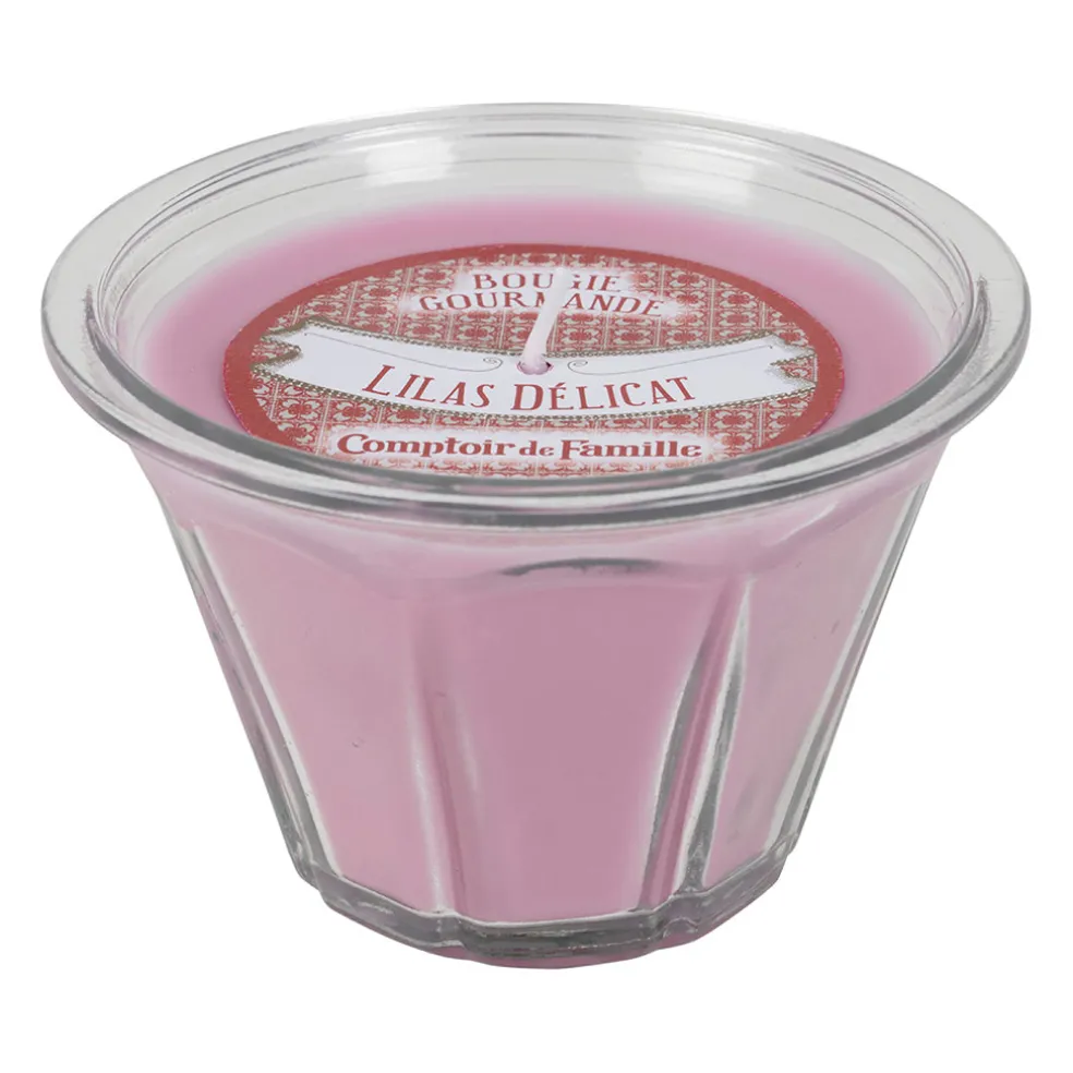 Bougie senteur lilas délicat 220g