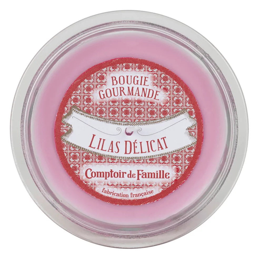 Bougie senteur lilas délicat 220g