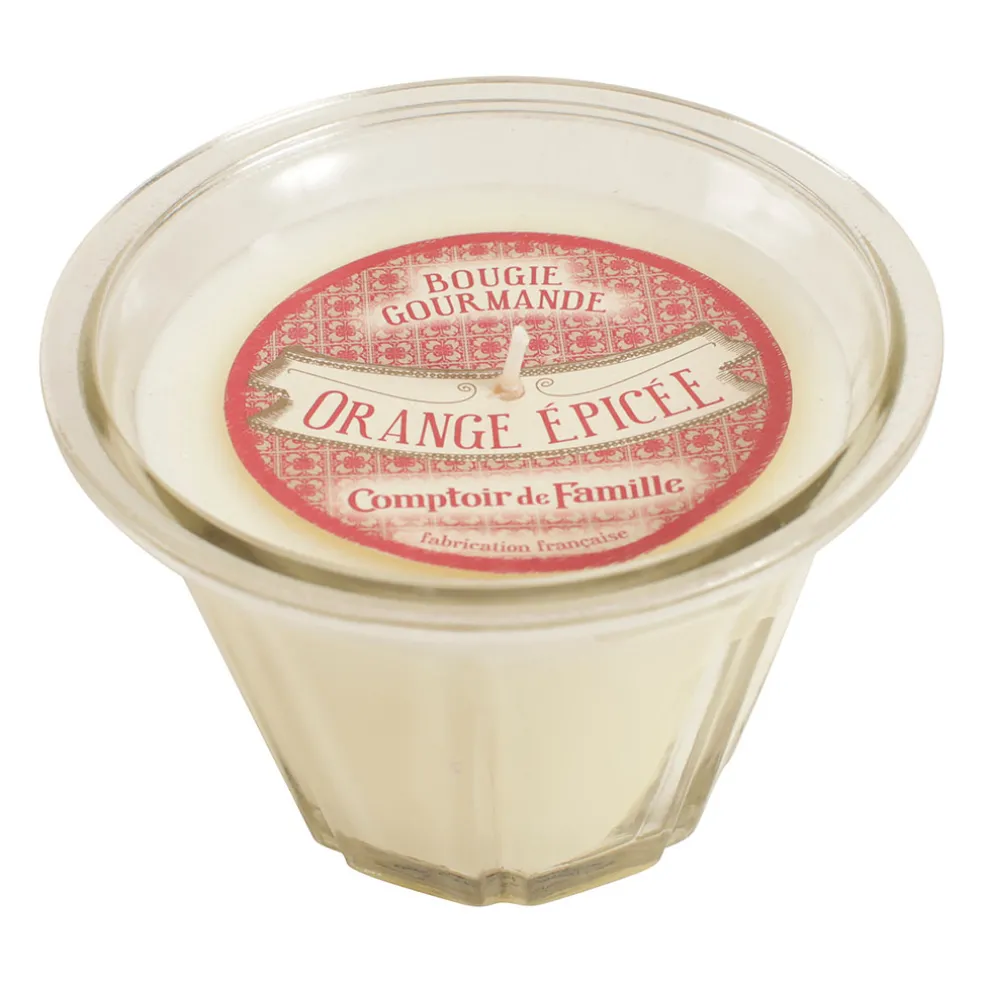 Bougie senteur orange épicée