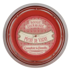 Bougie senteur pêche de vigne
