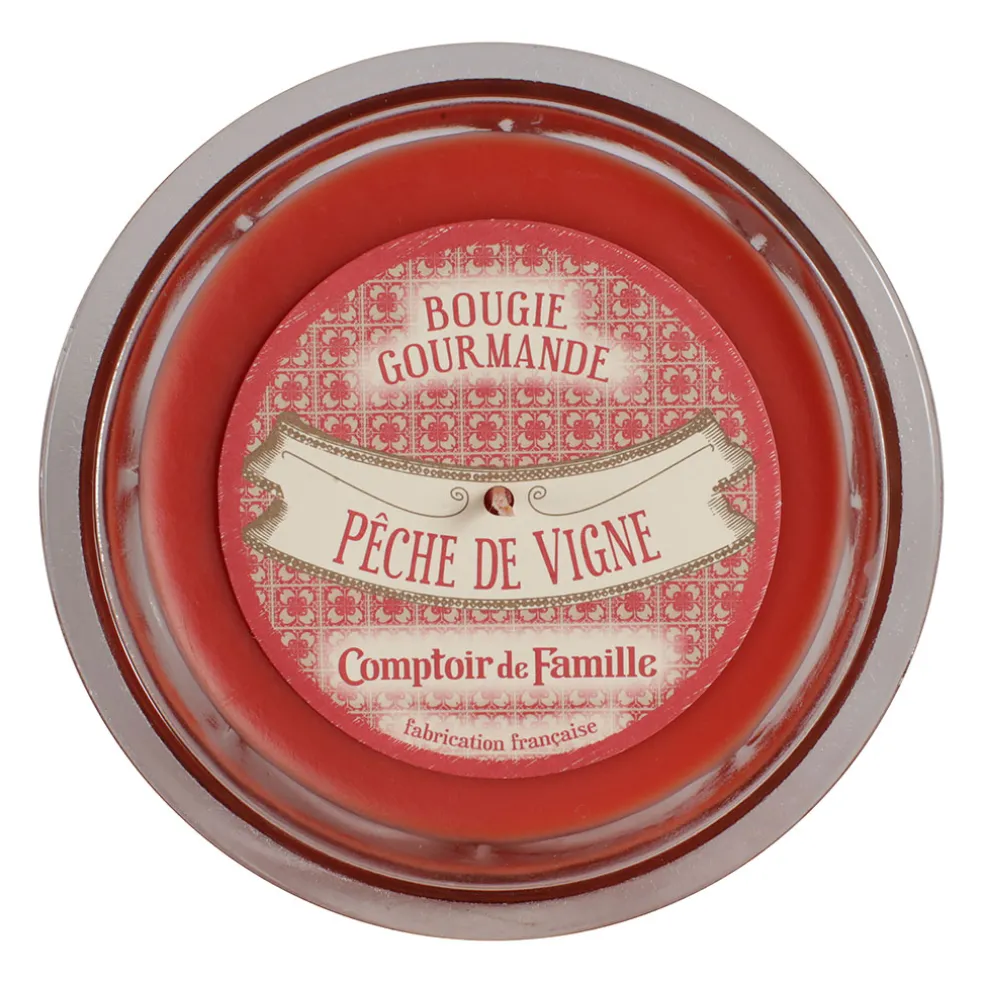 Bougie senteur pêche de vigne