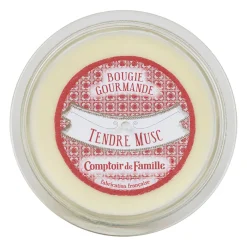 Bougie senteur tendre musc gourmande vanille 220g - Boug-Gourm