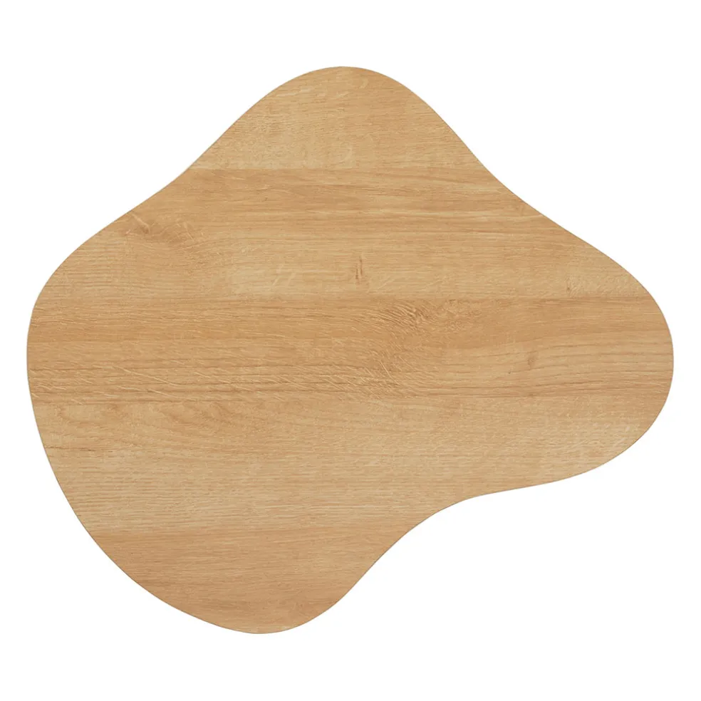 Bout de canapé en mélamine naturel - Sienna