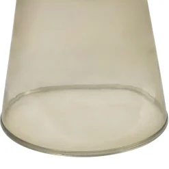 Bout de canapé vert d'eau en verre - ilena