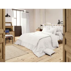 Bout de lit chantilly en gaze de coton 90x200cm - Gaia