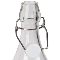 Bouteille en verre avec détails doré 1l - Famille