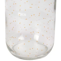 Bouteille en verre avec détails doré 1l - Famille