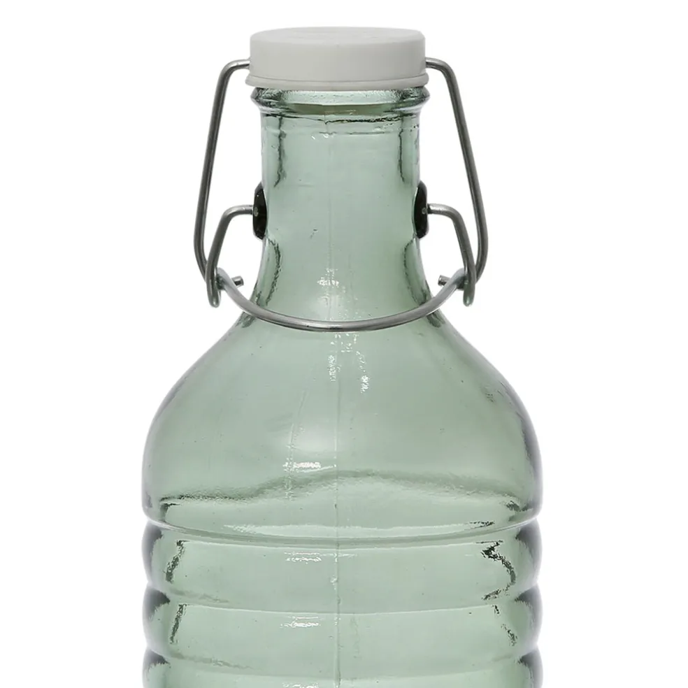Bouteille en verre et inox et silicone sauge 1.5l - Aheli