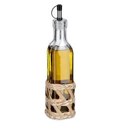 Bouteille en verre huile/vinaigre 27cl - boho