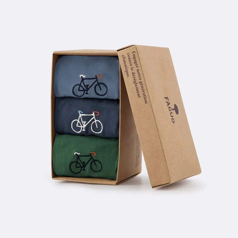 Boxer vélo x3 multicolore S