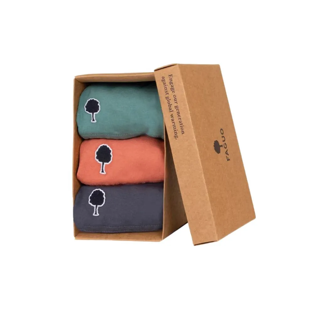 Boxer x3 bleu marine, rose et vert XL