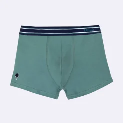Boxer x3 bleu marine, rose et vert XL