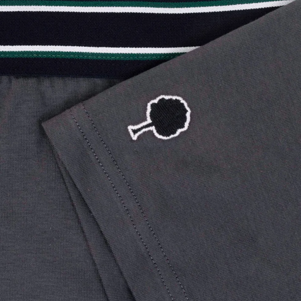 Boxer x3 bleu marine, rose et vert XL