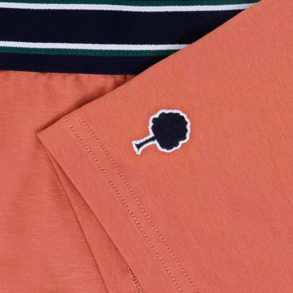 Boxer x3 bleu marine, rose et vert XL