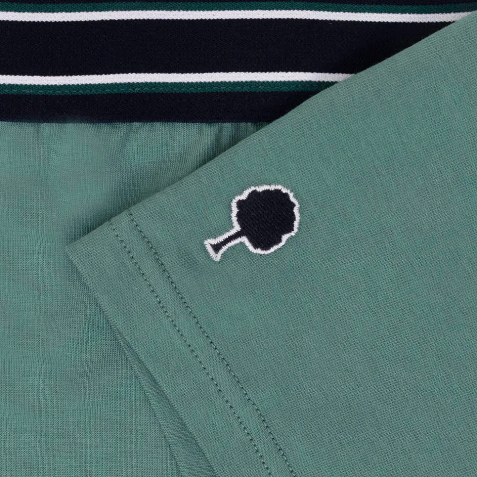 Boxer x3 bleu marine, rose et vert XL