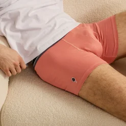 Boxer x3 bleu marine, rose et vert XL