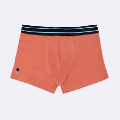 Boxer X3 bleu marine, rose et vert S