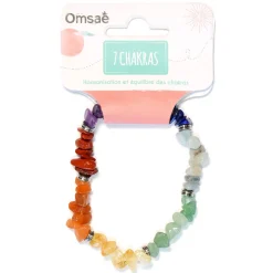 Bracelet 7 chakras mix chips