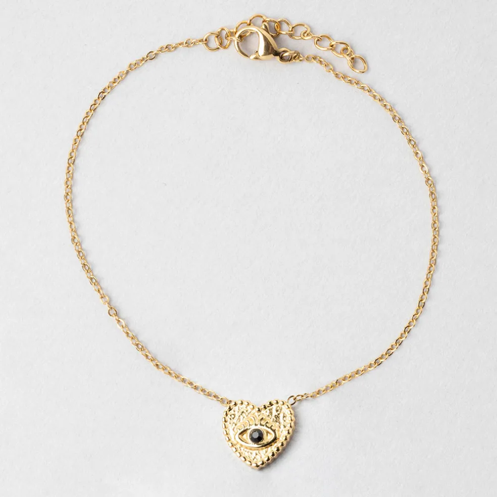 Bracelet en acier inoxydable doré l16cm