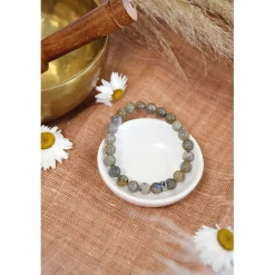 Bracelet labradorite perles rondes 8mm