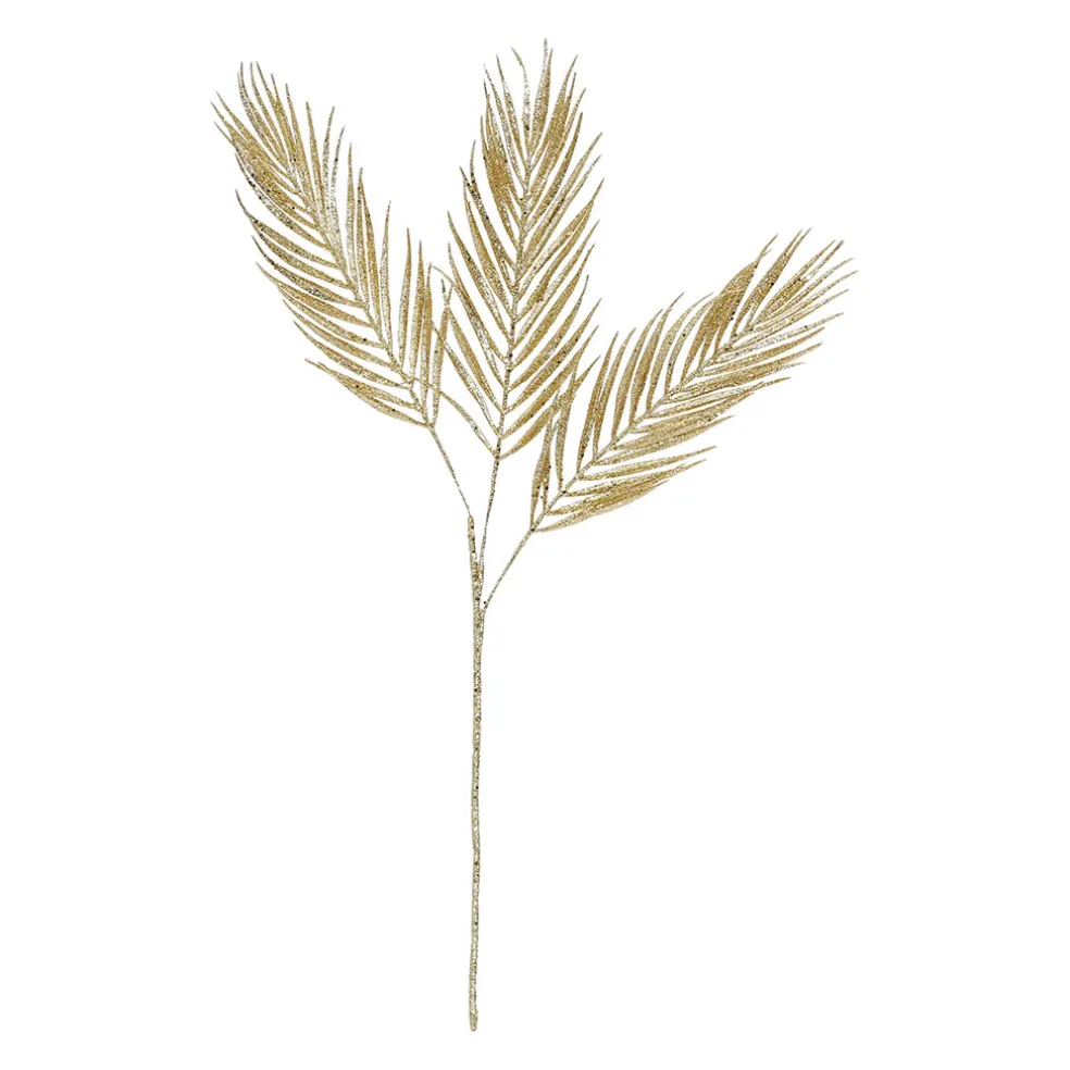 Branchage fleur artificiel métal doré h80cm - anastia