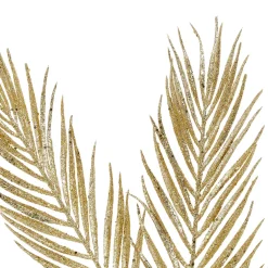 Branchage fleur artificiel métal doré h80cm - anastia