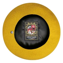 Béret Curcuma Laulhère 100% laine de Merinos - Taille unique