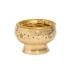 Brûle-encens en laiton