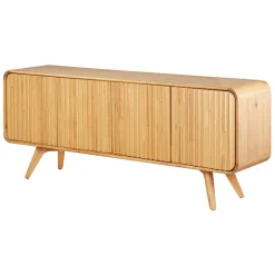 Buffet 4 portes en chene naturel l200cm - Sublime