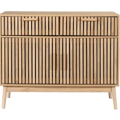 Buffet en bois naturel h80cm - Kara