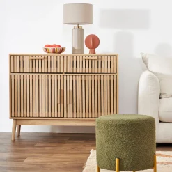 Buffet en bois naturel h80cm - Kara