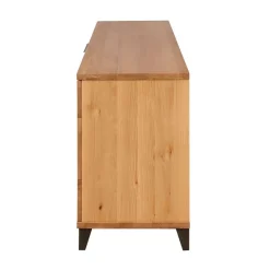 Buffet en chêne massif 2 portes et 1 tiroir - Manny