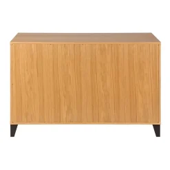 Buffet en chêne massif 2 portes et 1 tiroir - Manny