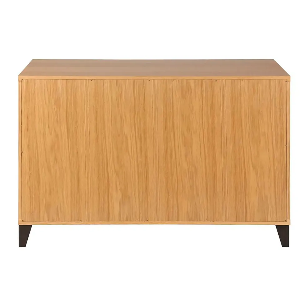 Buffet en chêne massif 2 portes et 1 tiroir - Manny