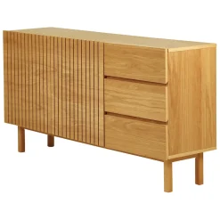 Buffet en chêne naturel 150x80cm - Paulo