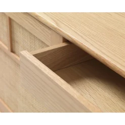 Buffet en placage chêne naturel h80cm - barrali