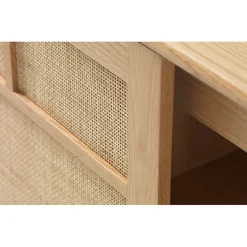 Buffet en placage chêne naturel h80cm - barrali