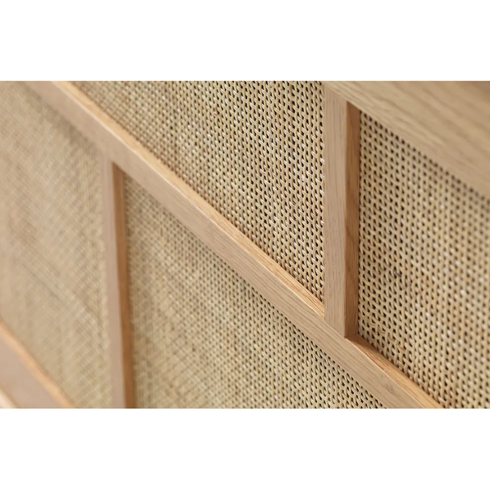 Buffet en placage chêne naturel h80cm - barrali