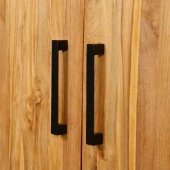 Buffet enfilade en teck massif 3 portes L195cm - Alix