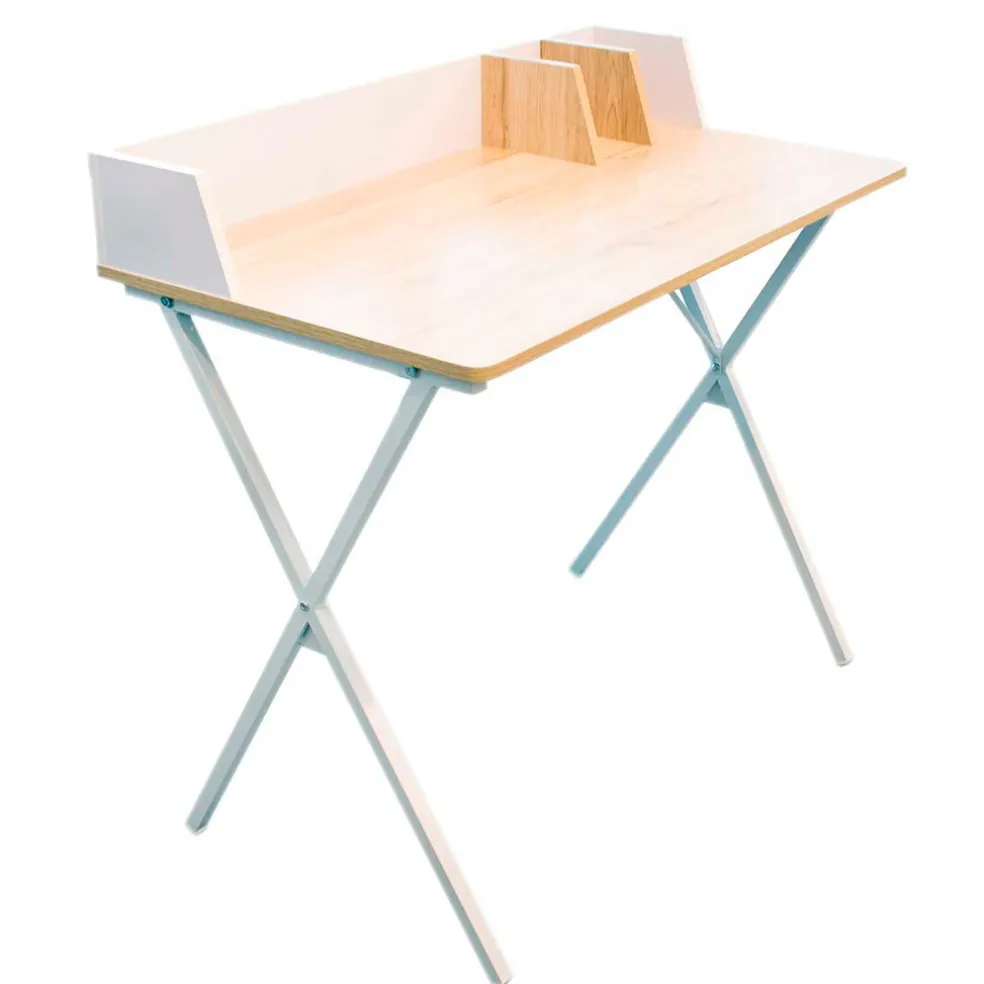 Bureau en bois et fer blanc - Bily